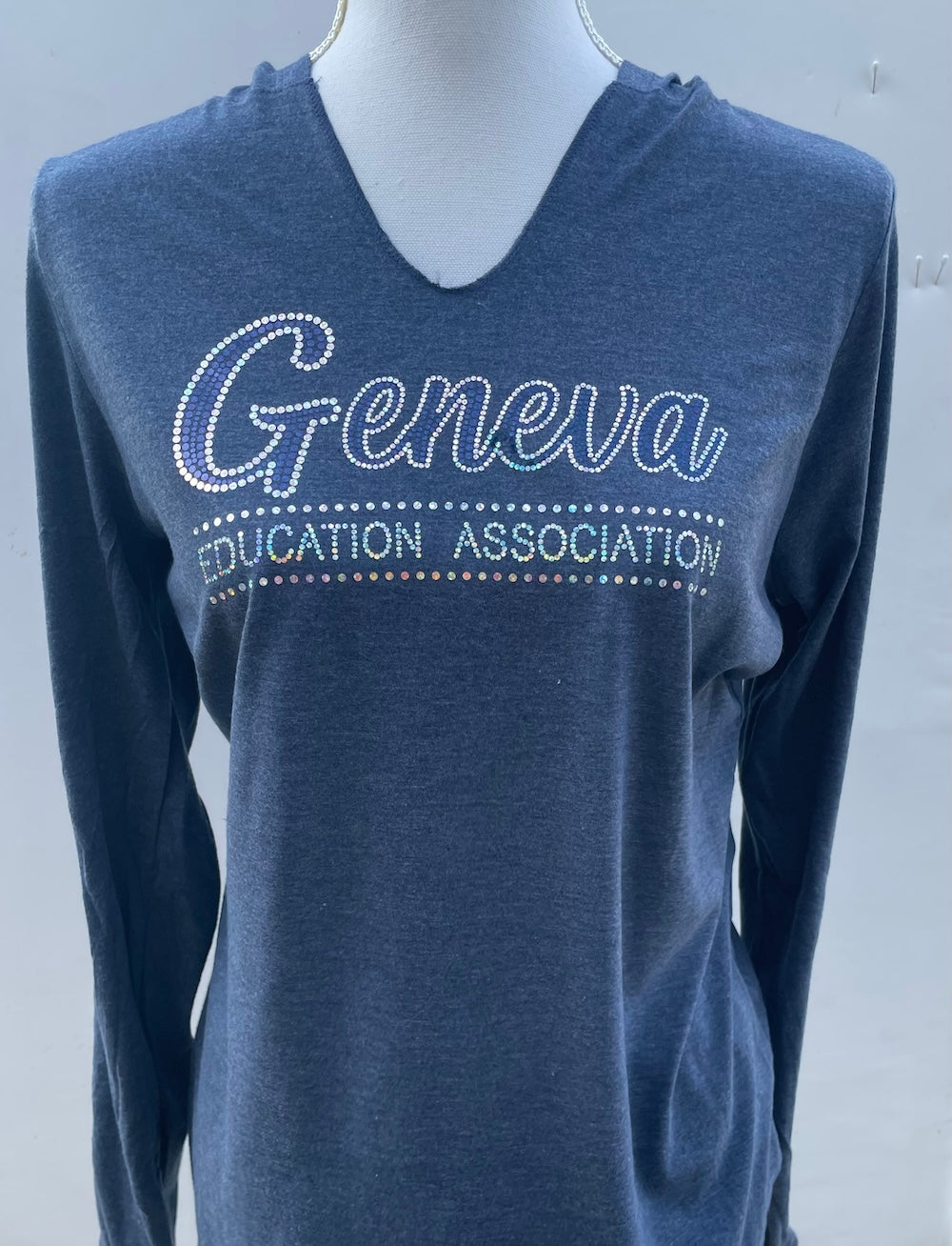 GEA Ladies Hooded T-shirt with Sparkle Imprint Options