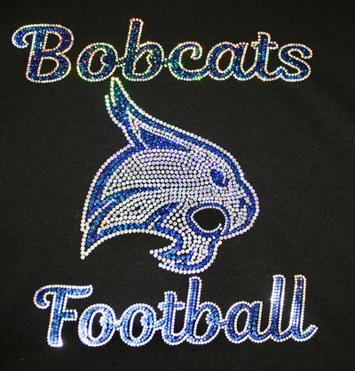 Bobcat's Hooded Sweatshirt With Interchangeable Text In Ultra Sparkle