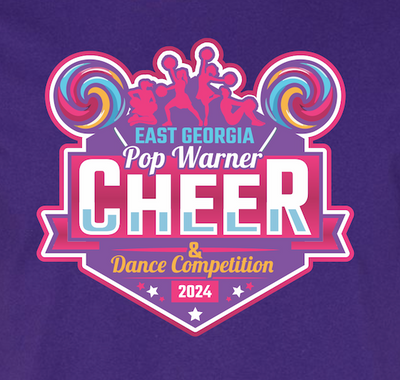 East Georgia Pop Warner CHEER COMPETITION Apparel 2024