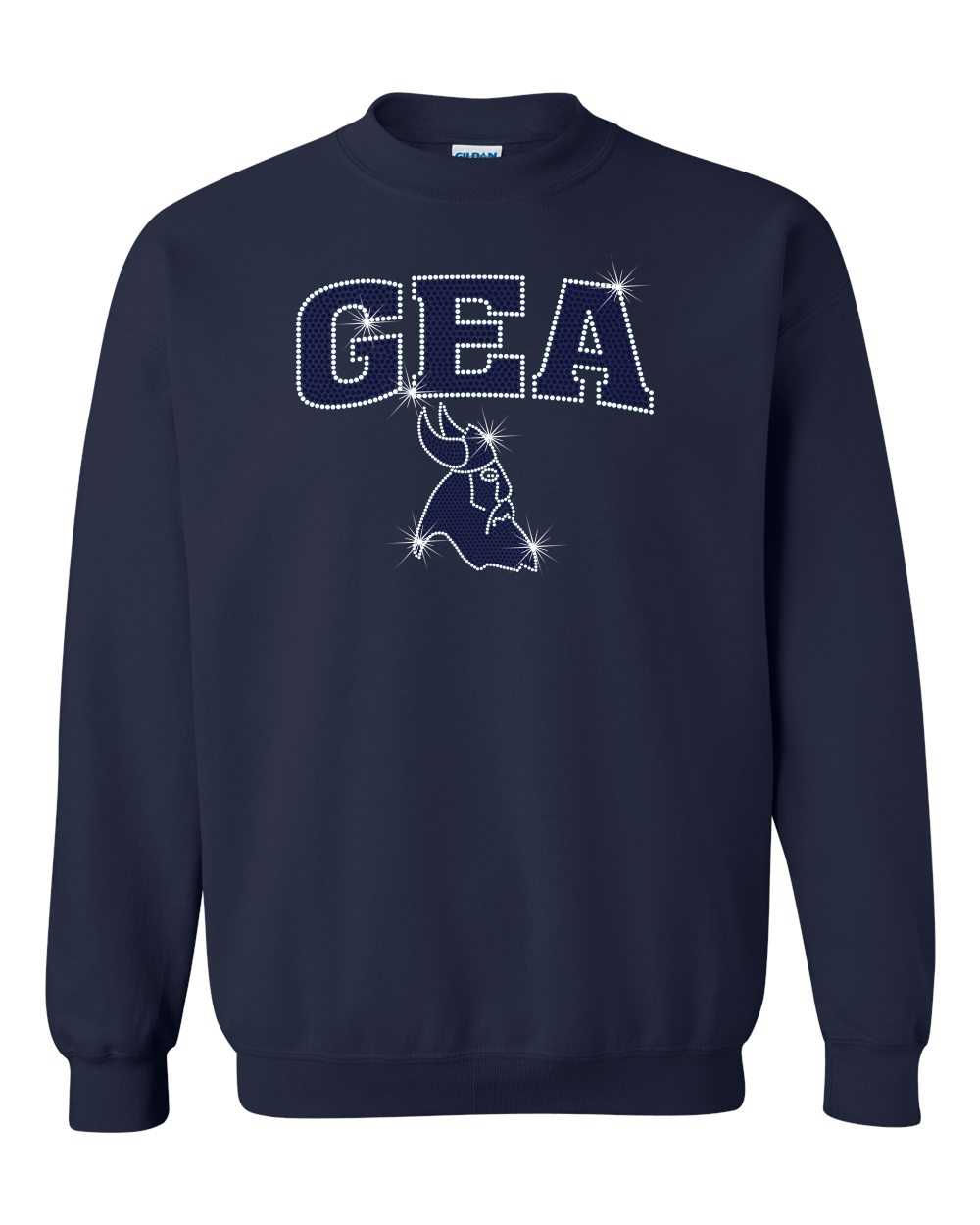 GEA Unisex Crewneck Sweatshirt With Sparkle GEA Logos