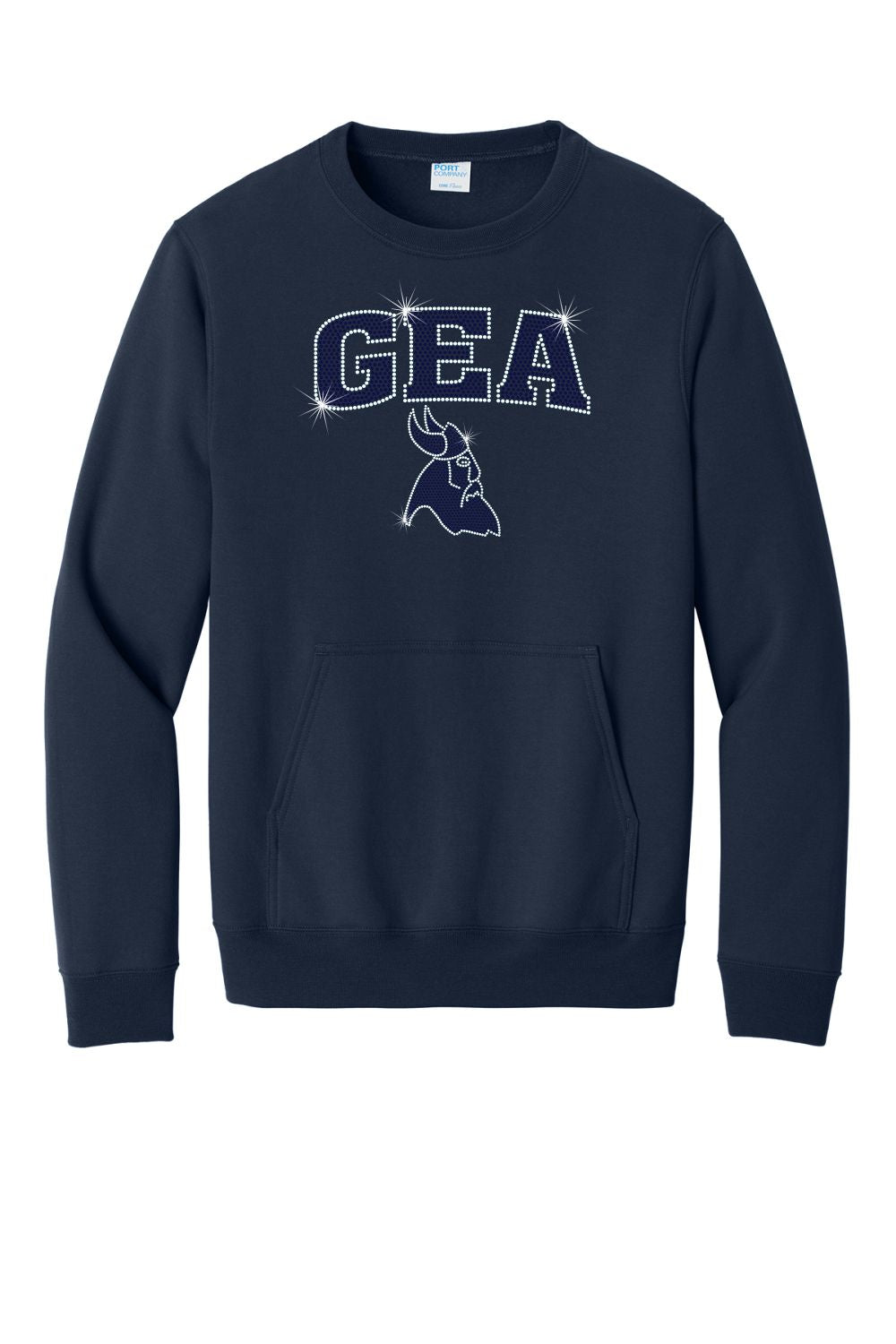 GEA Unisex Crewneck Sweatshirt With Front Pouch All Imprints Available