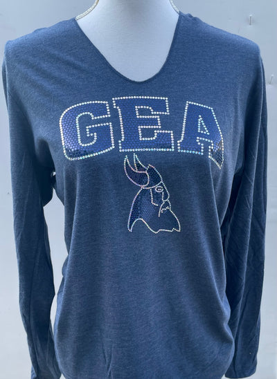 GEA Ladies Hooded T-shirt with Sparkle Imprint Options