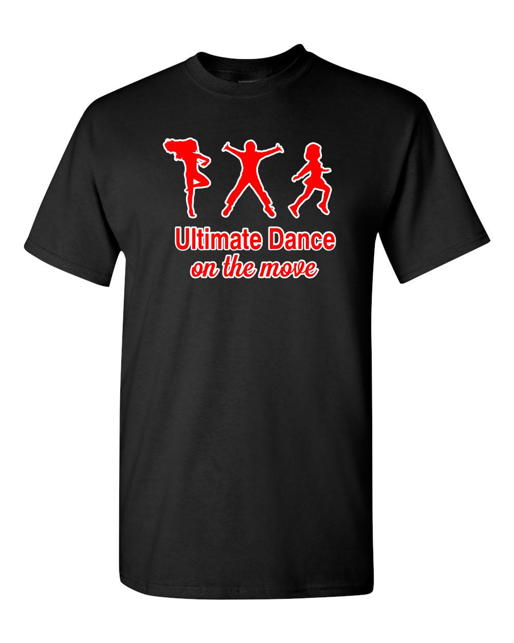 Ultimate Dance On The Move Short Sleeve T-Shirt for Dad's and Male Dancer's
