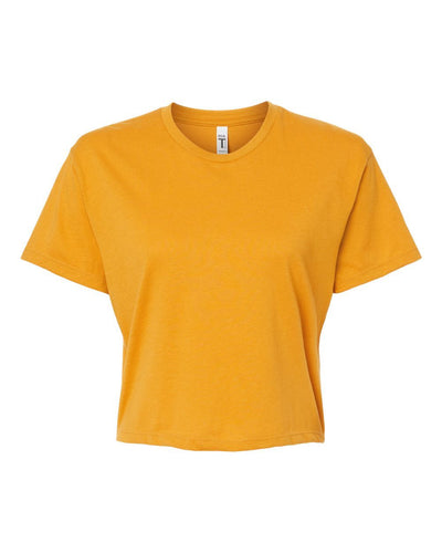 Short Sleeve Solid Crop T-Shirt | Dance
