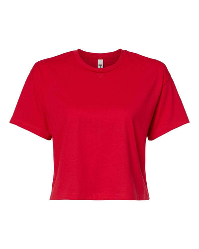 Short Sleeve Solid Crop T-Shirt | Twirl