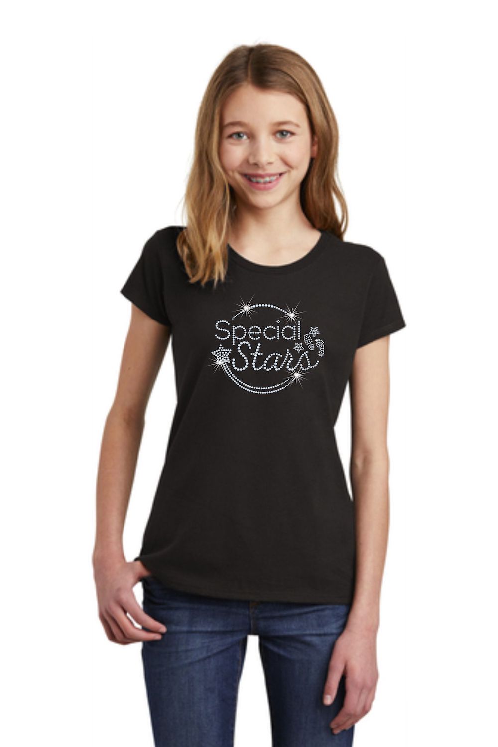 Special Stars Ladies and Girls Size Crewneck T-Shirt